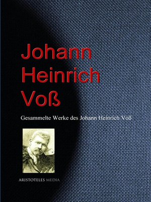 cover image of Gesammelte Werke des Johann Heinrich Voß